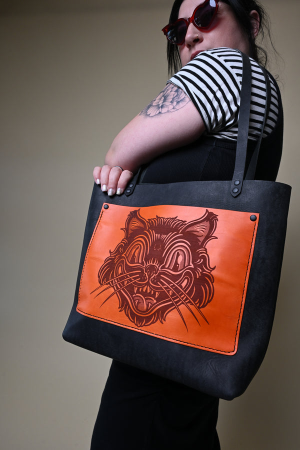 The Work Tote: Black Cat