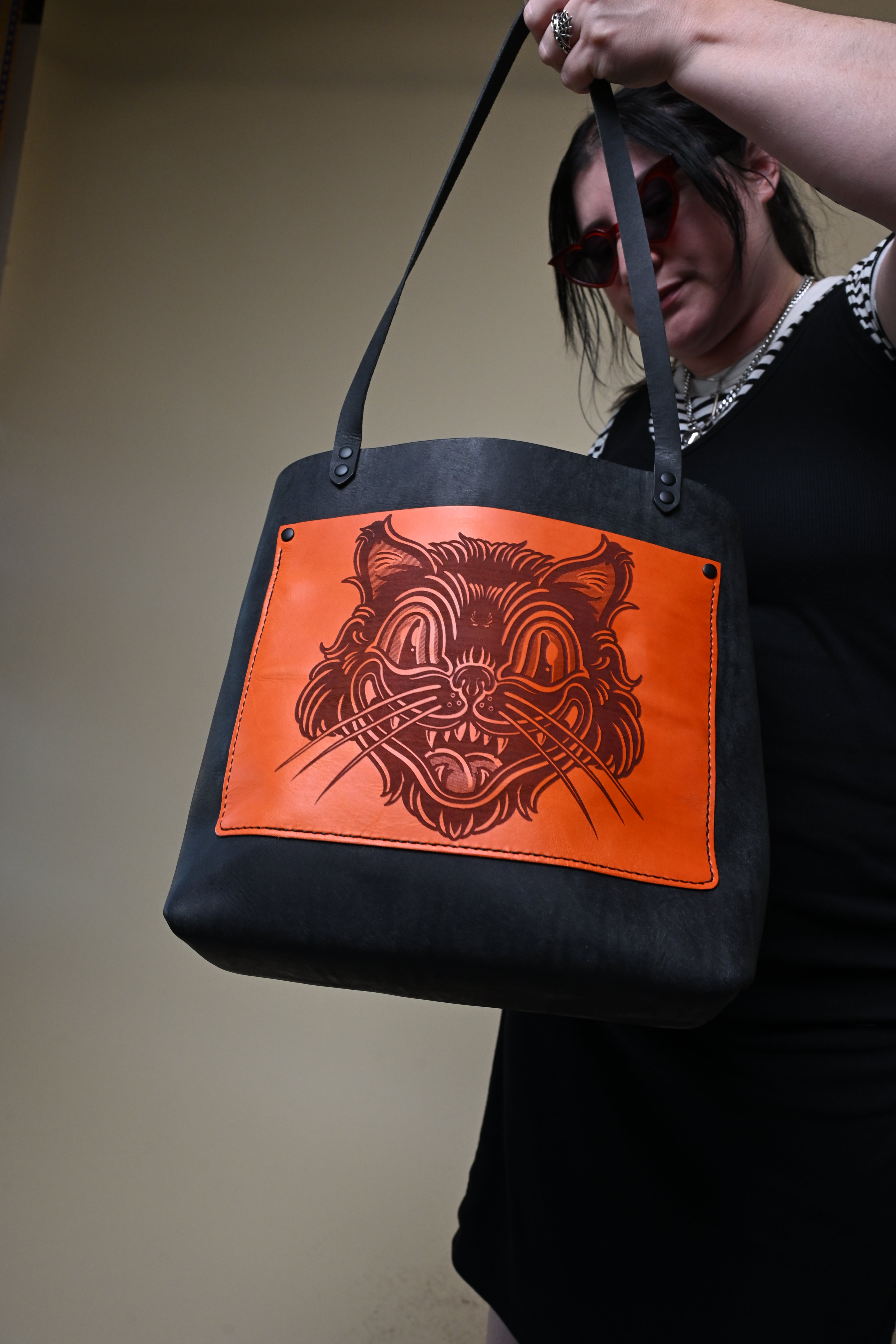 The Work Tote: Black Cat