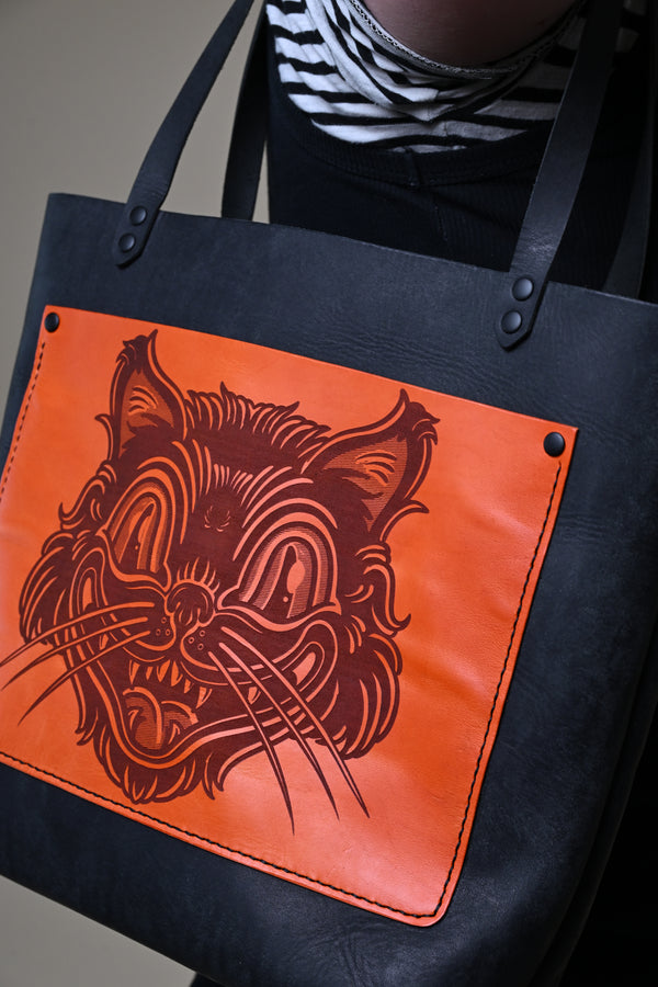 The Work Tote: Black Cat