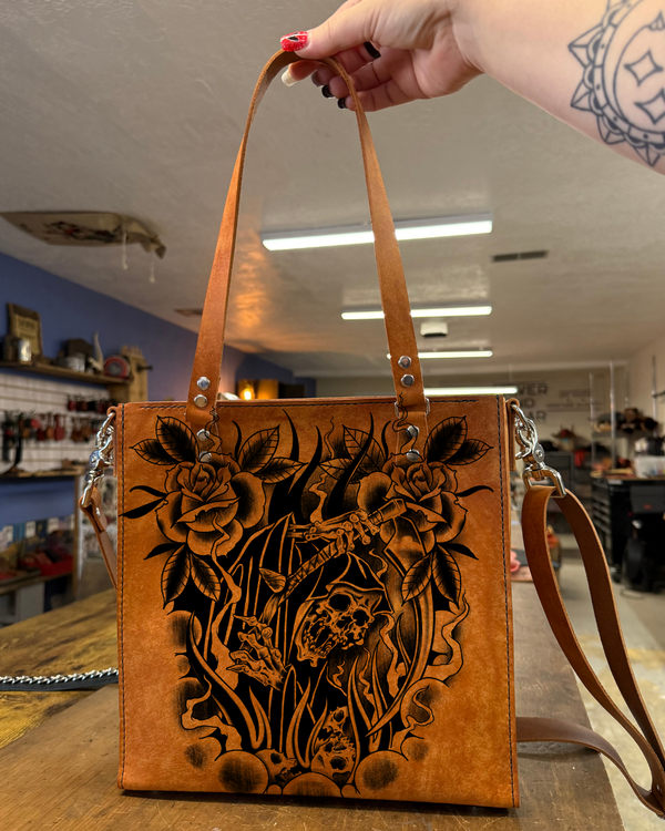 Manic Monday Tote: Reaper Roses 🥀