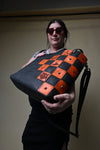 Encore Tour Tote: Orange Checker Print Patches