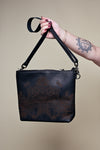 The Lola Zip Crossbody: Goth Garden