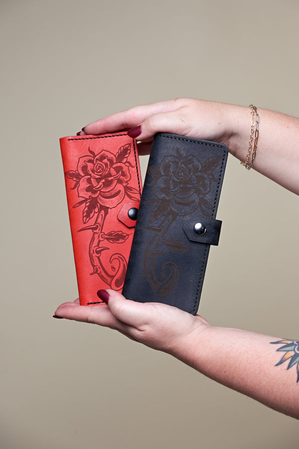 Bandita Wallet: Rose and Thorns