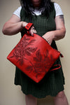 The Lola Zip Crossbody: Twin Roses