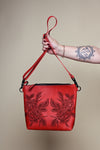 The Lola Zip Crossbody: Twin Roses