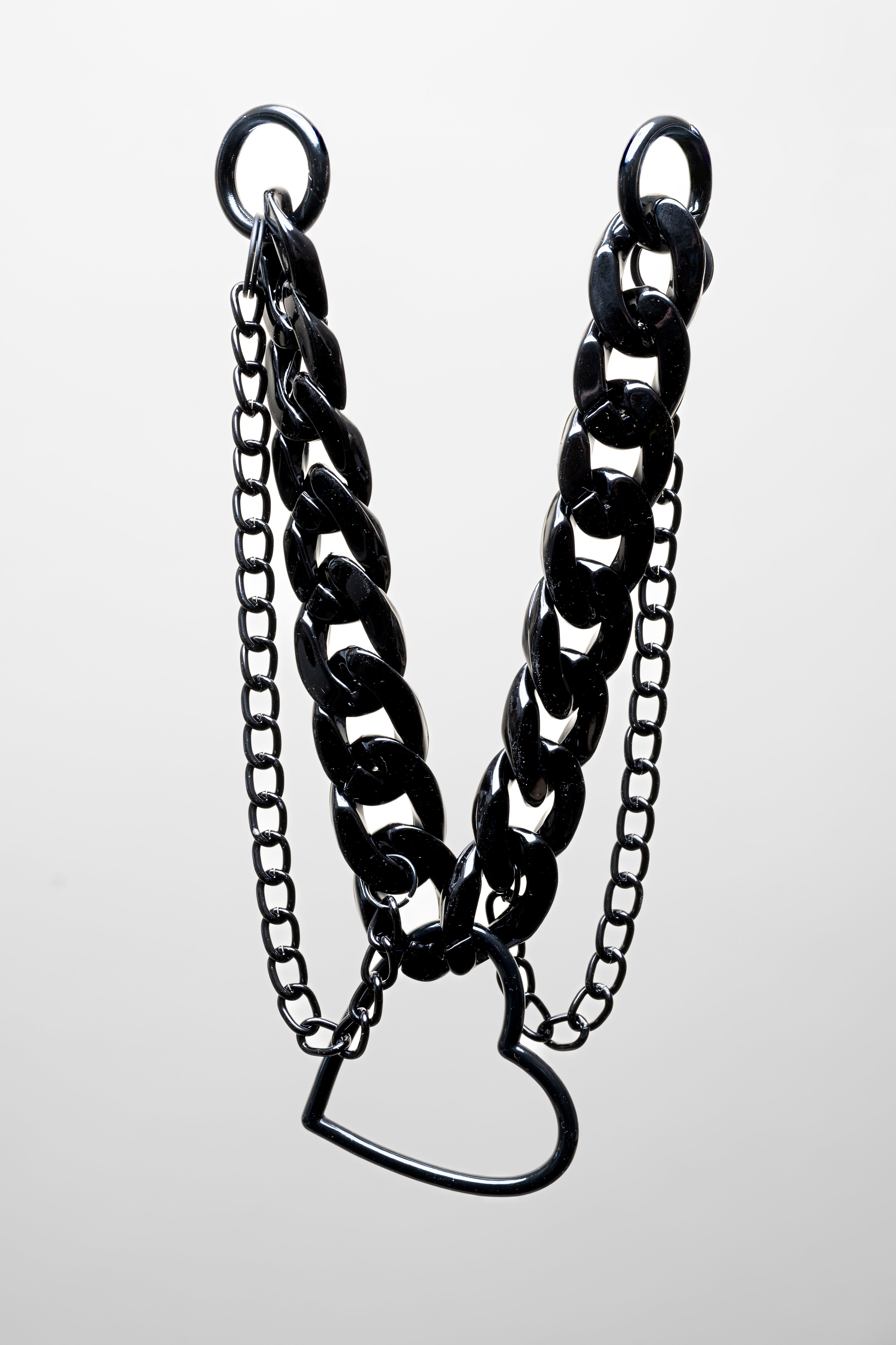 Bag Accessory: Heart Choker Chain