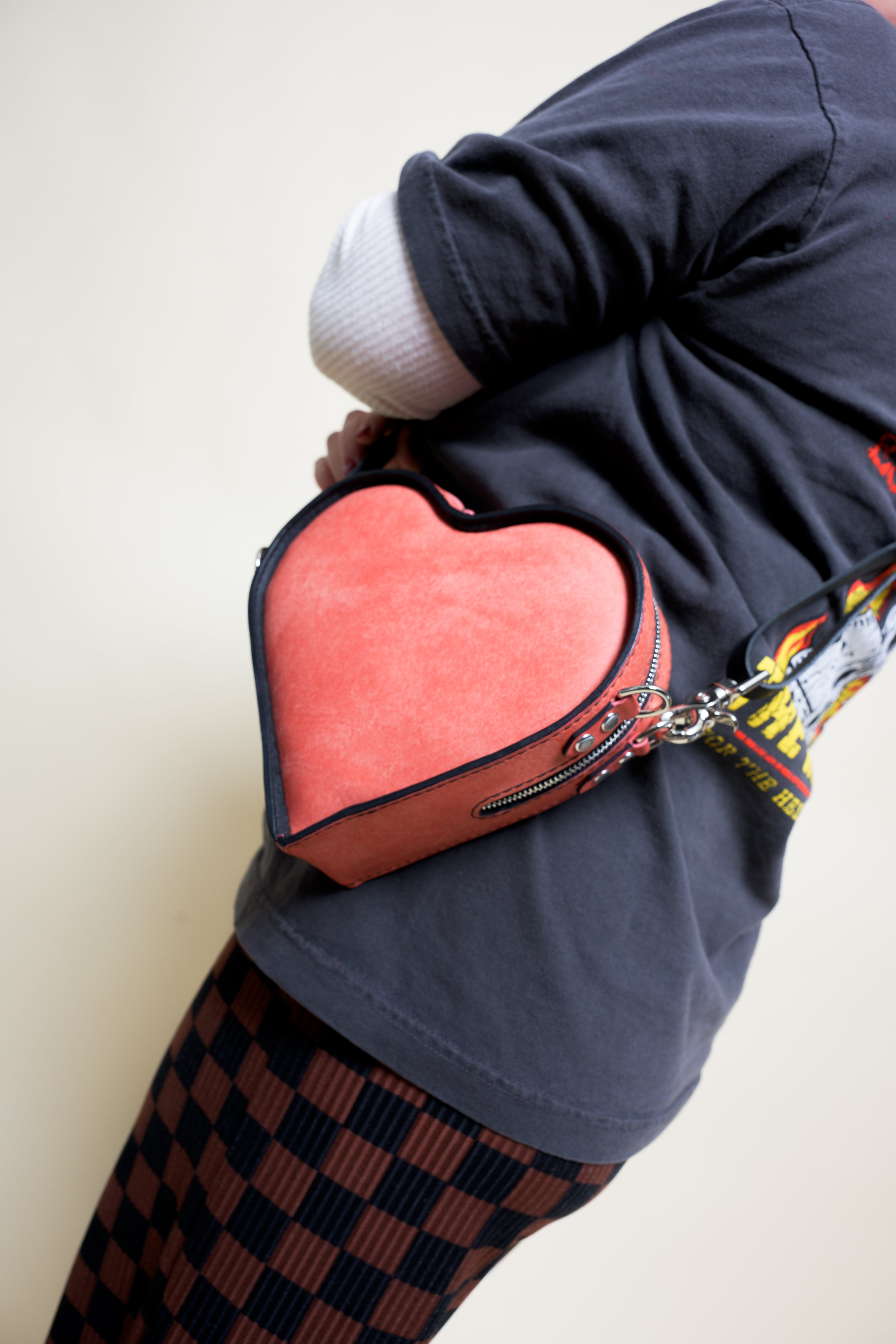 MINI Wild at Heart Bag: Checker Print