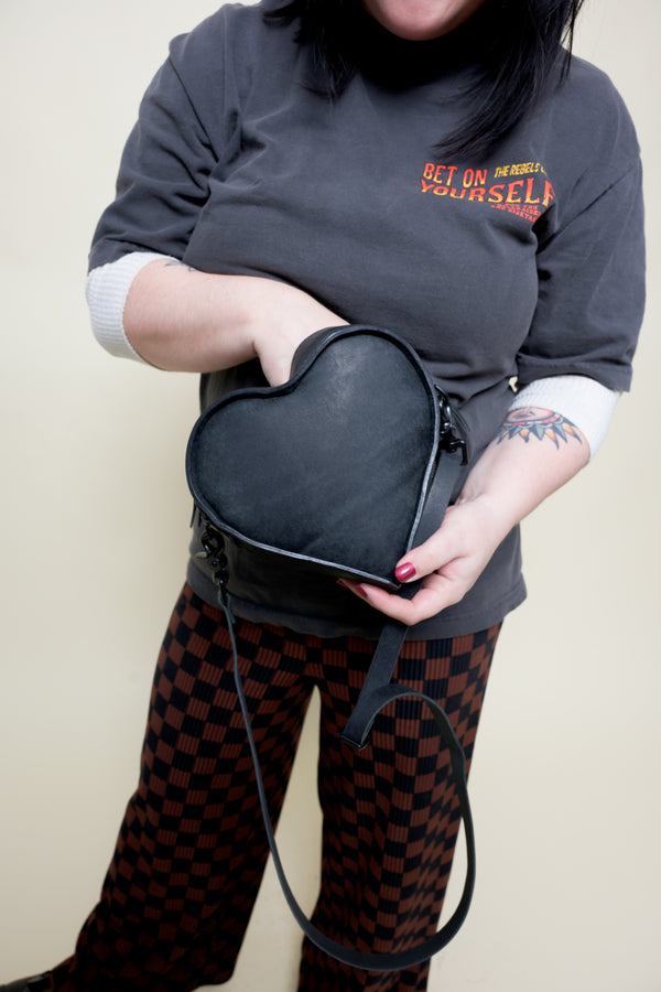MINI Wild at Heart Bag: Checker Print