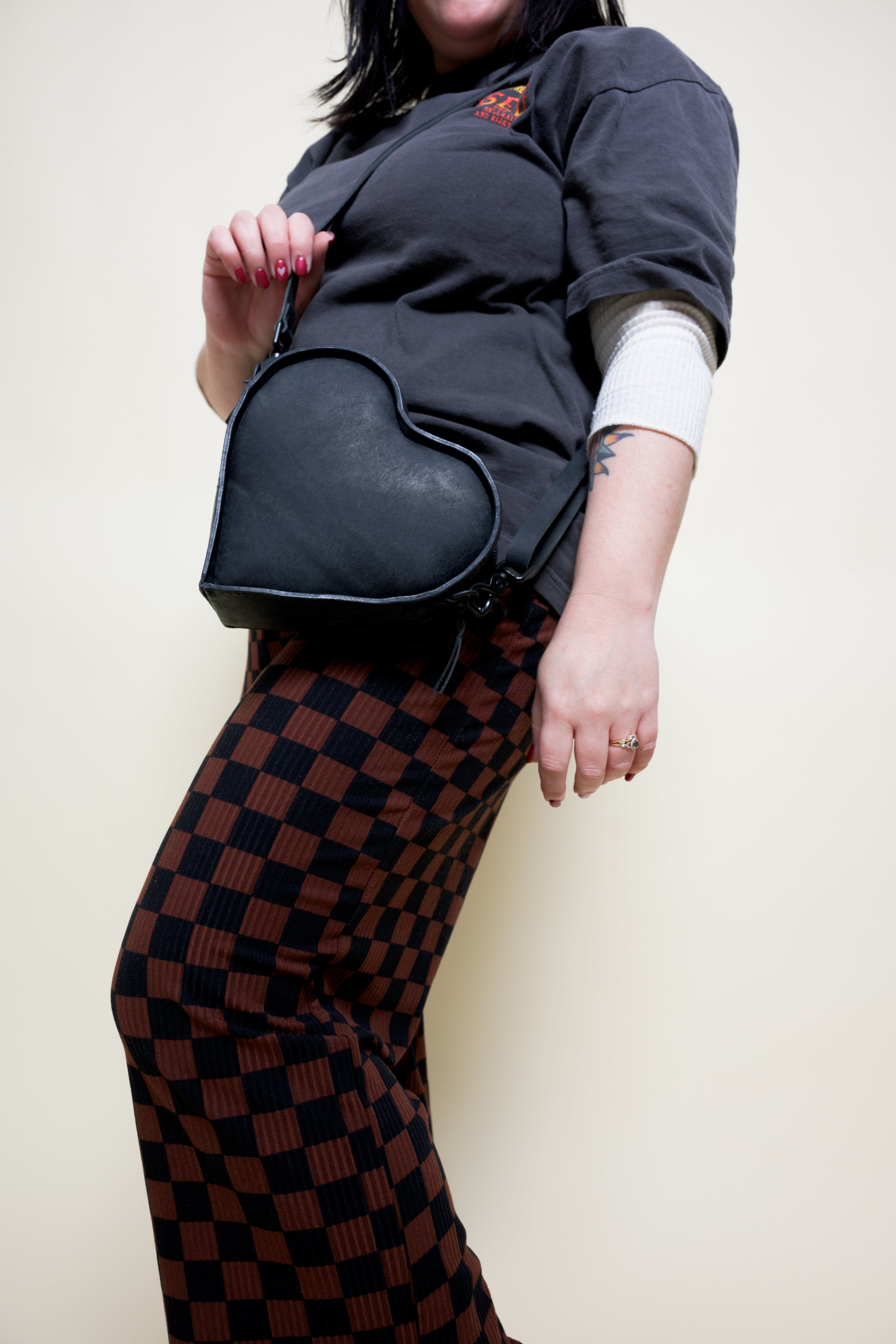 MINI Wild at Heart Bag: Checker Print