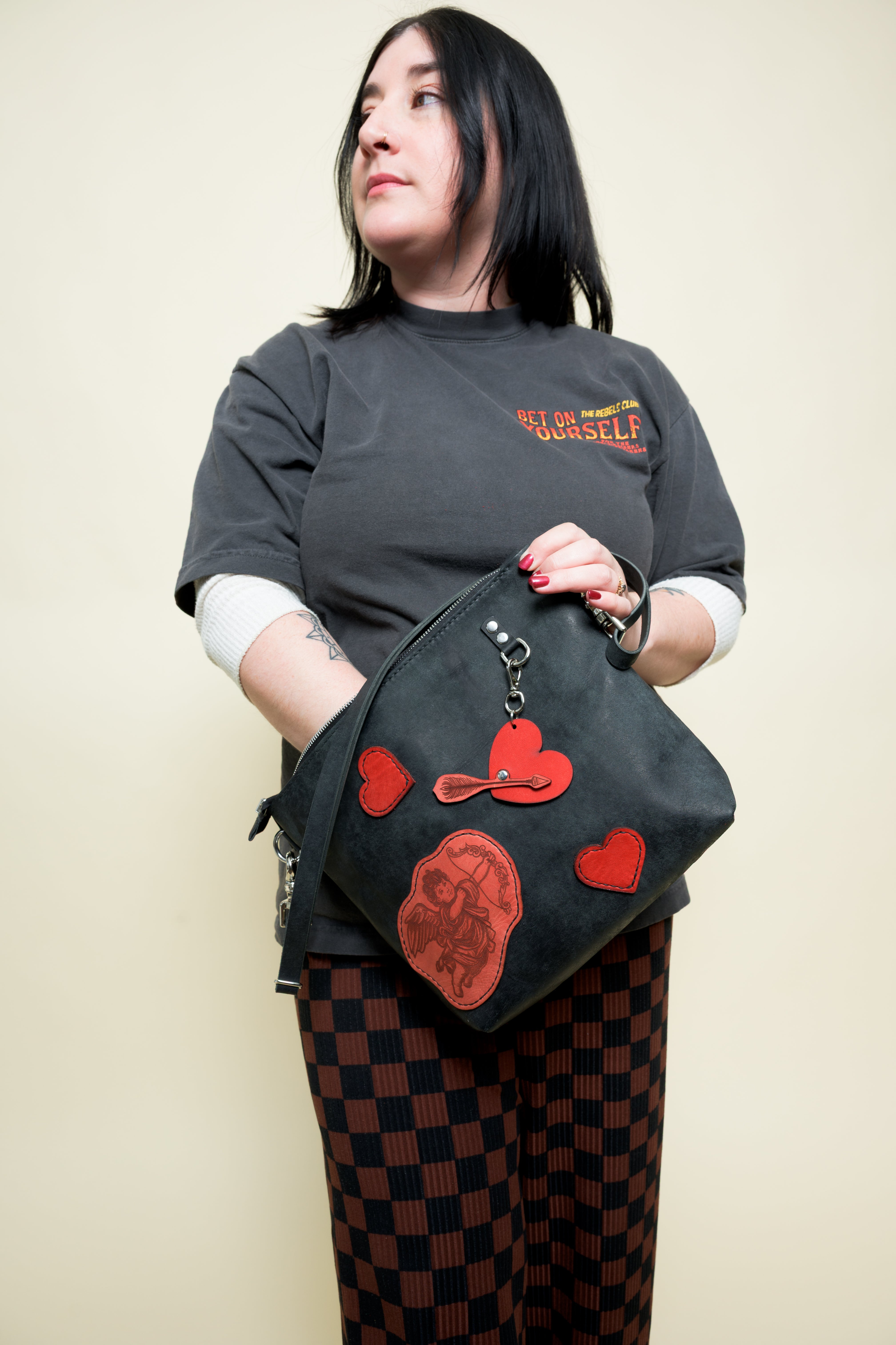 The Lola Zip Crossbody: Cherub Patches