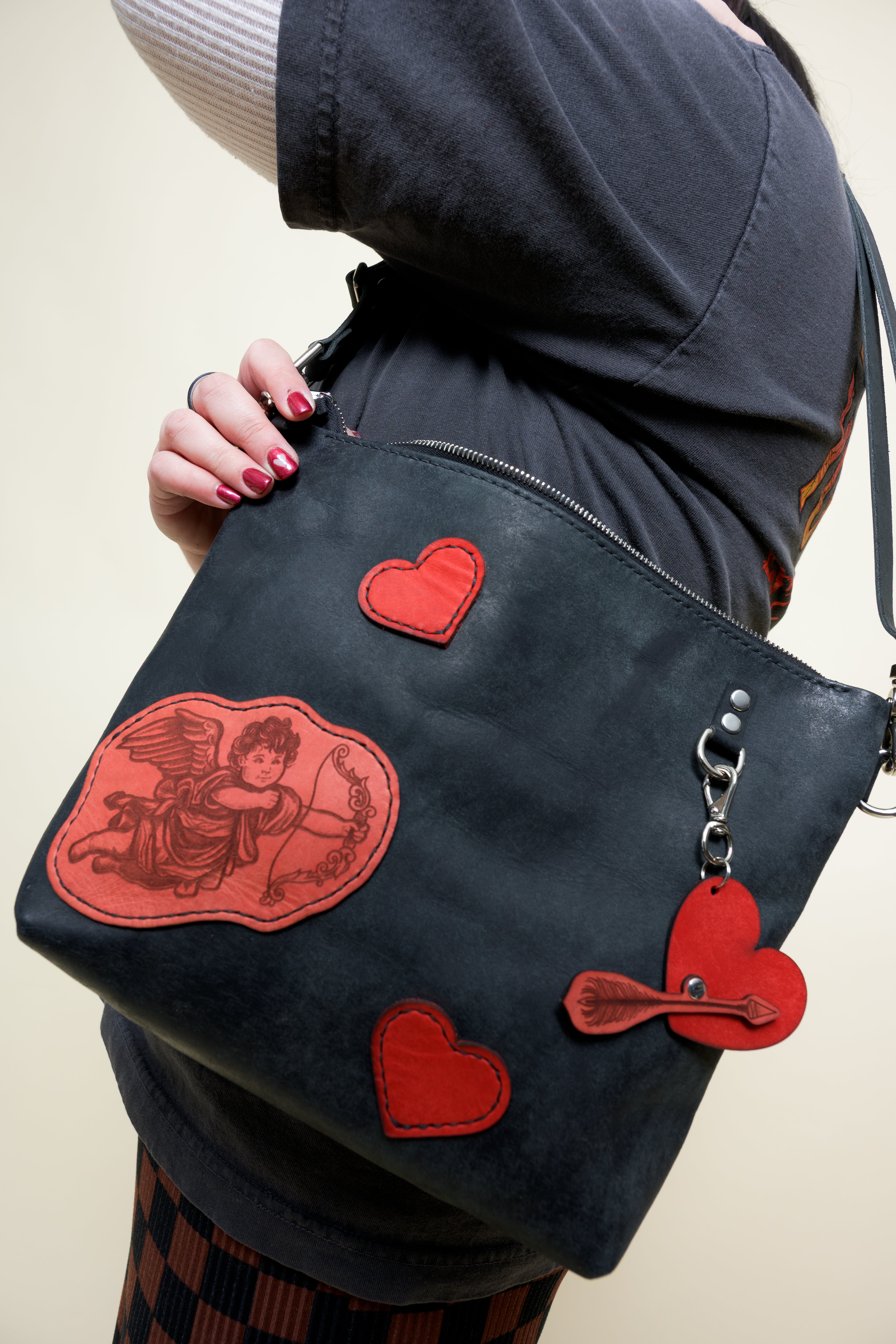 The Lola Zip Crossbody: Cherub Patches