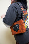 The Gimme Zip Bag: Stud Heart Leopard
