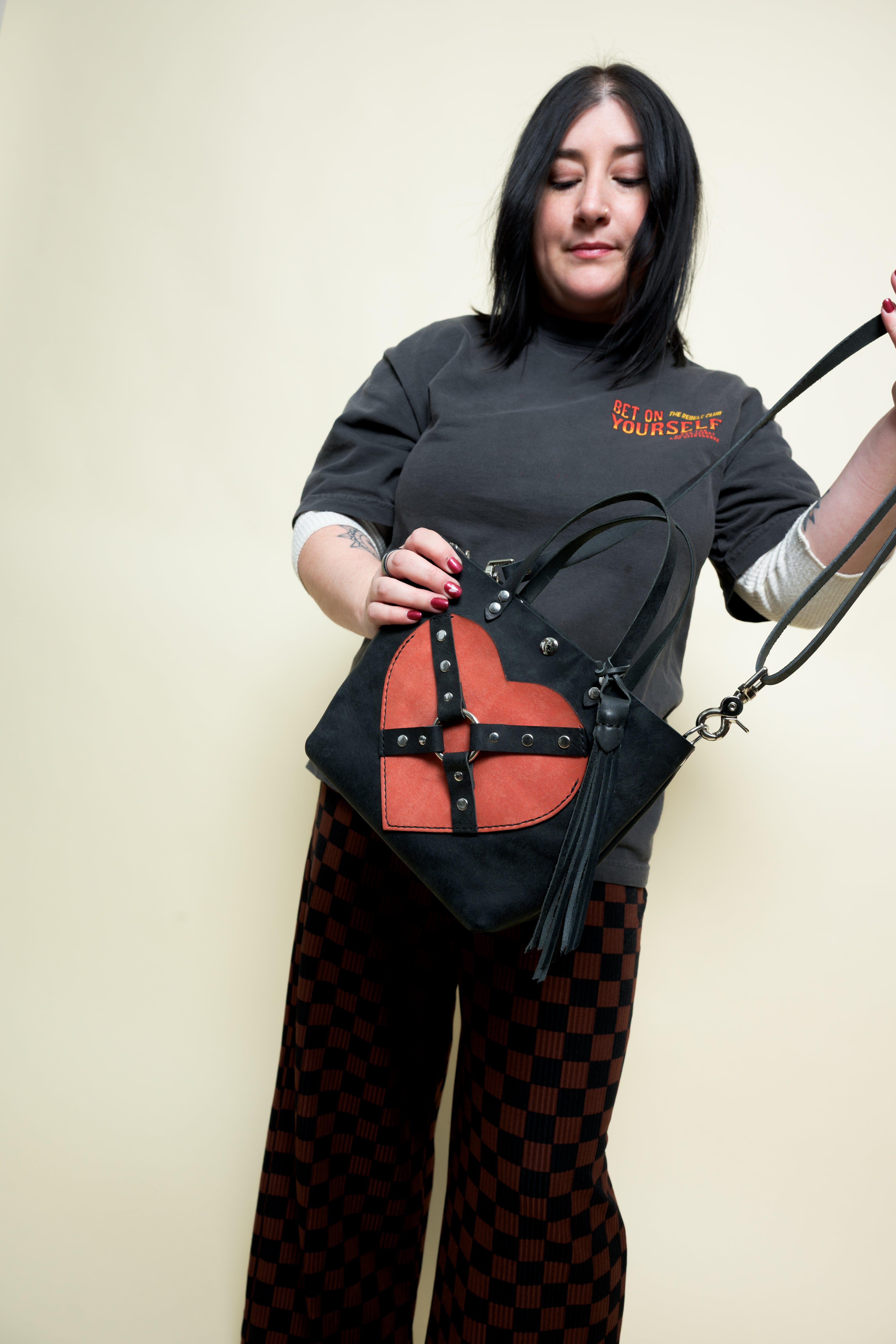 Opener Tour Tote: Bondage Heart Pocket