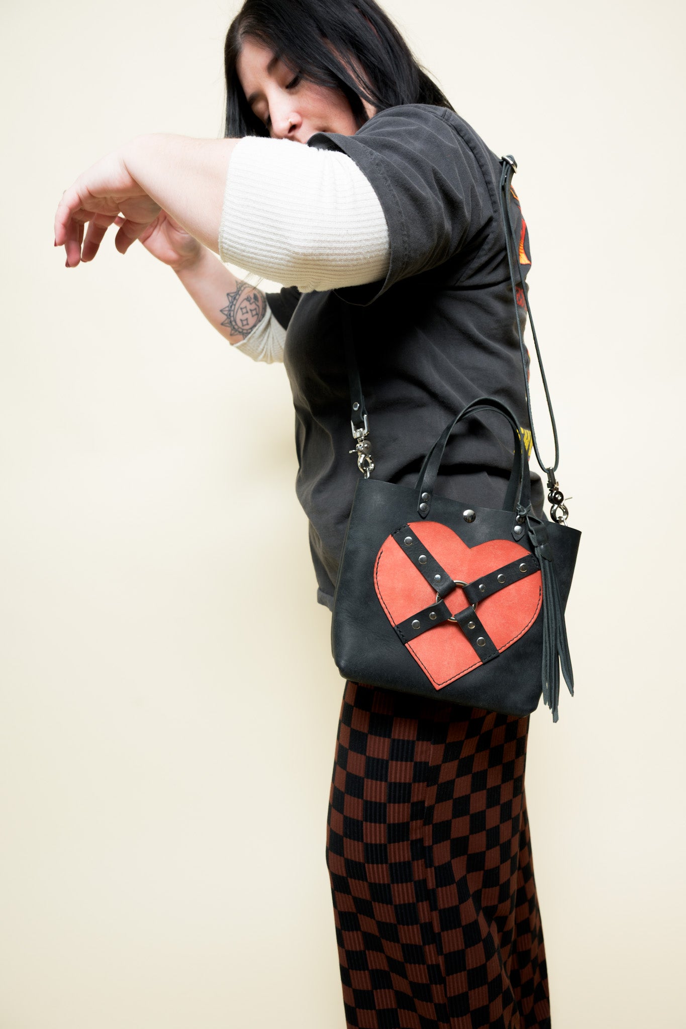 Opener Tour Tote: Bondage Heart Pocket