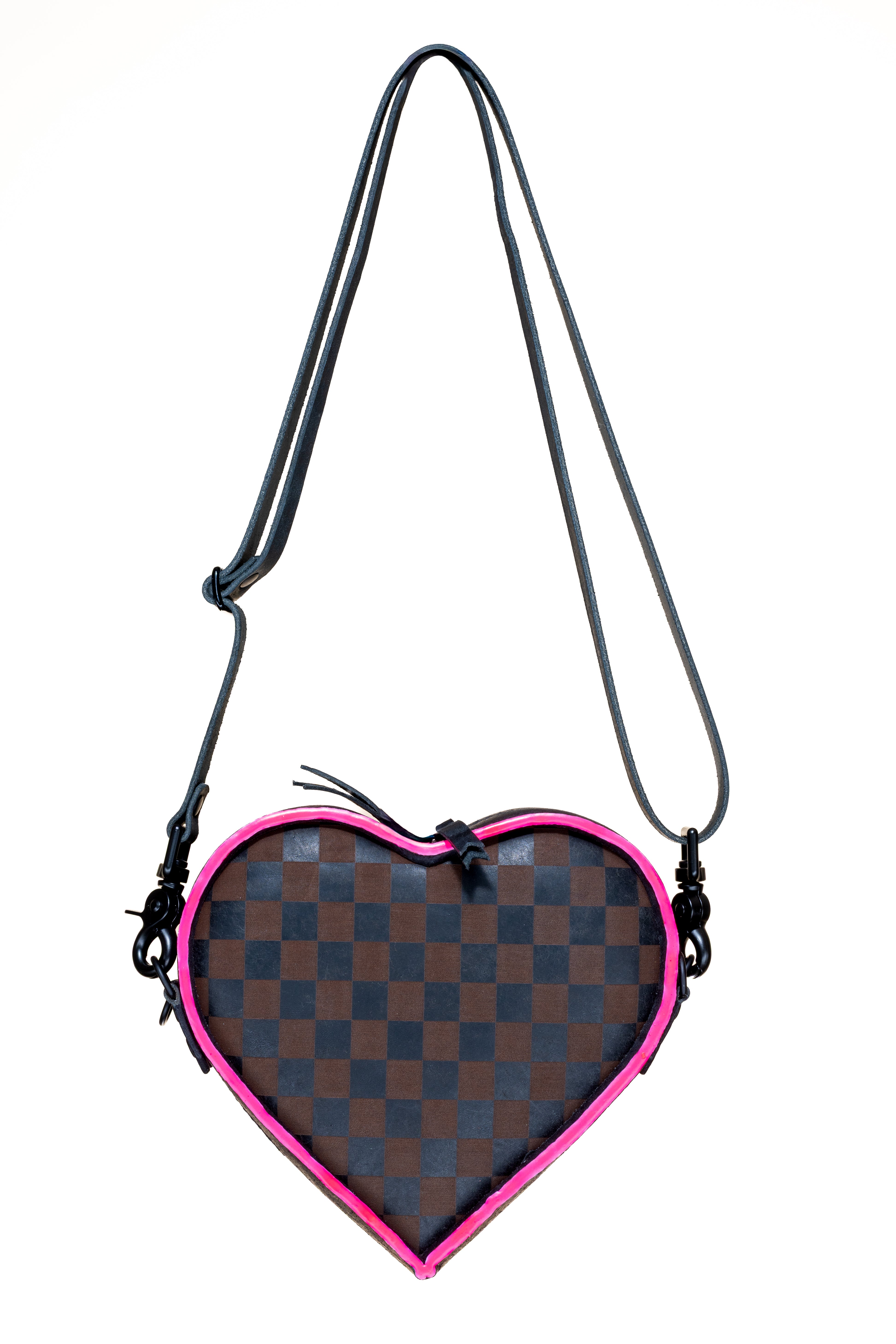 MINI Wild at Heart Bag: Checker Print