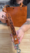Chain Engraved Shoulder Strap (canyon brown)