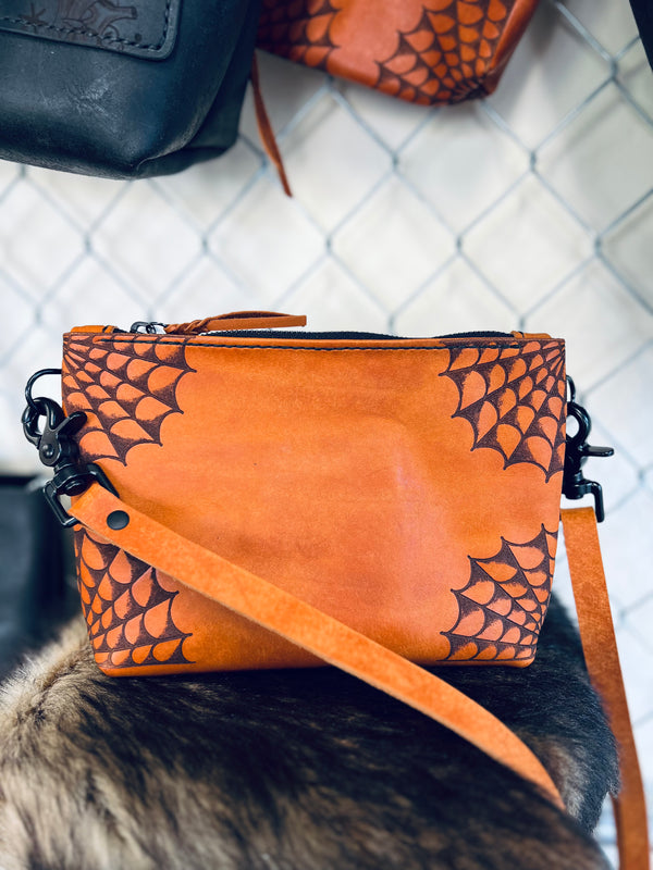 The Gimme Zip Pouch: Spiderwebs