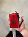 On The Run Keychain Wallet: Butterfly Dagger