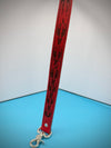 Chain Engraved Shoulder Strap (cherry red)