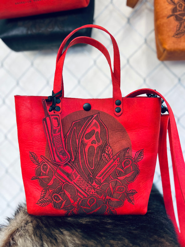 Classic Mini Tote: GHOST FACE (limited run)