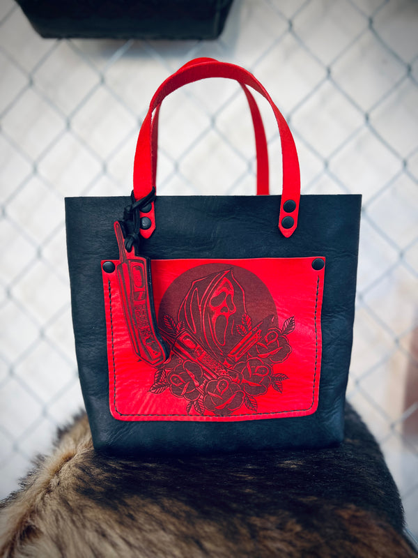 Pocket Mini Tote: Ghost Face