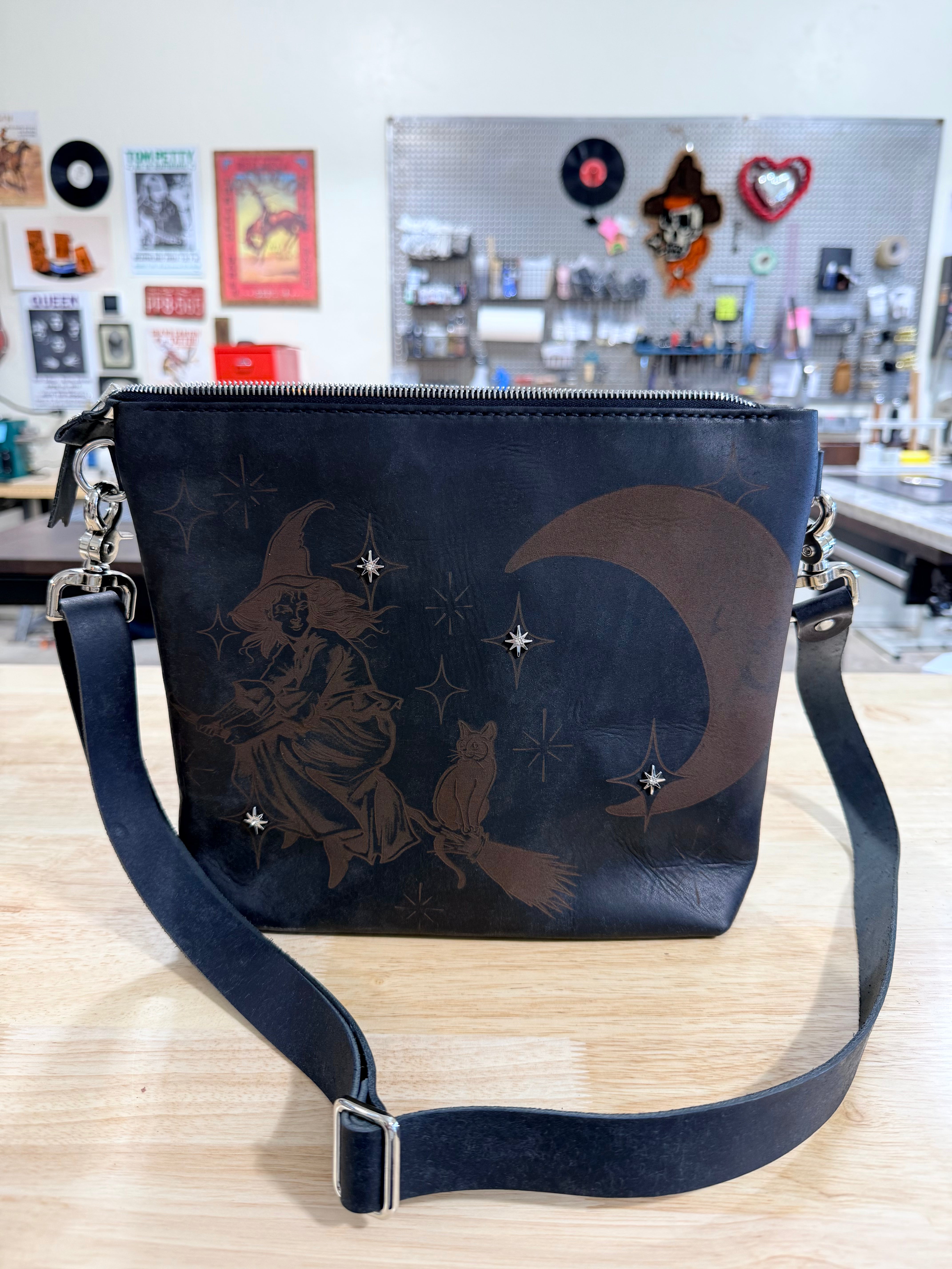 The Lola Zip Crossbody: Witchy Sky