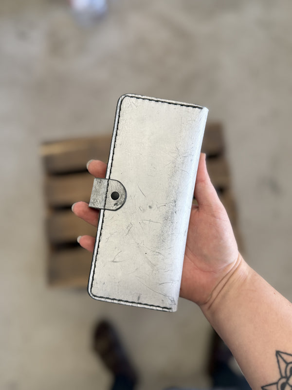 Bandita Wallet: Ghost leather (ready to ship)