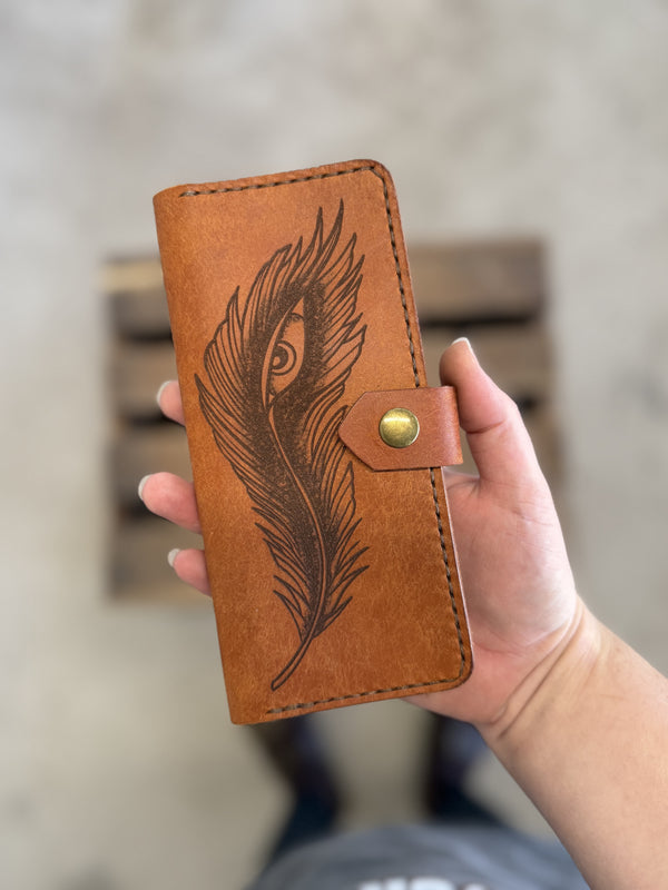 Bandita Wallet: Feather Eye(ready to ship)