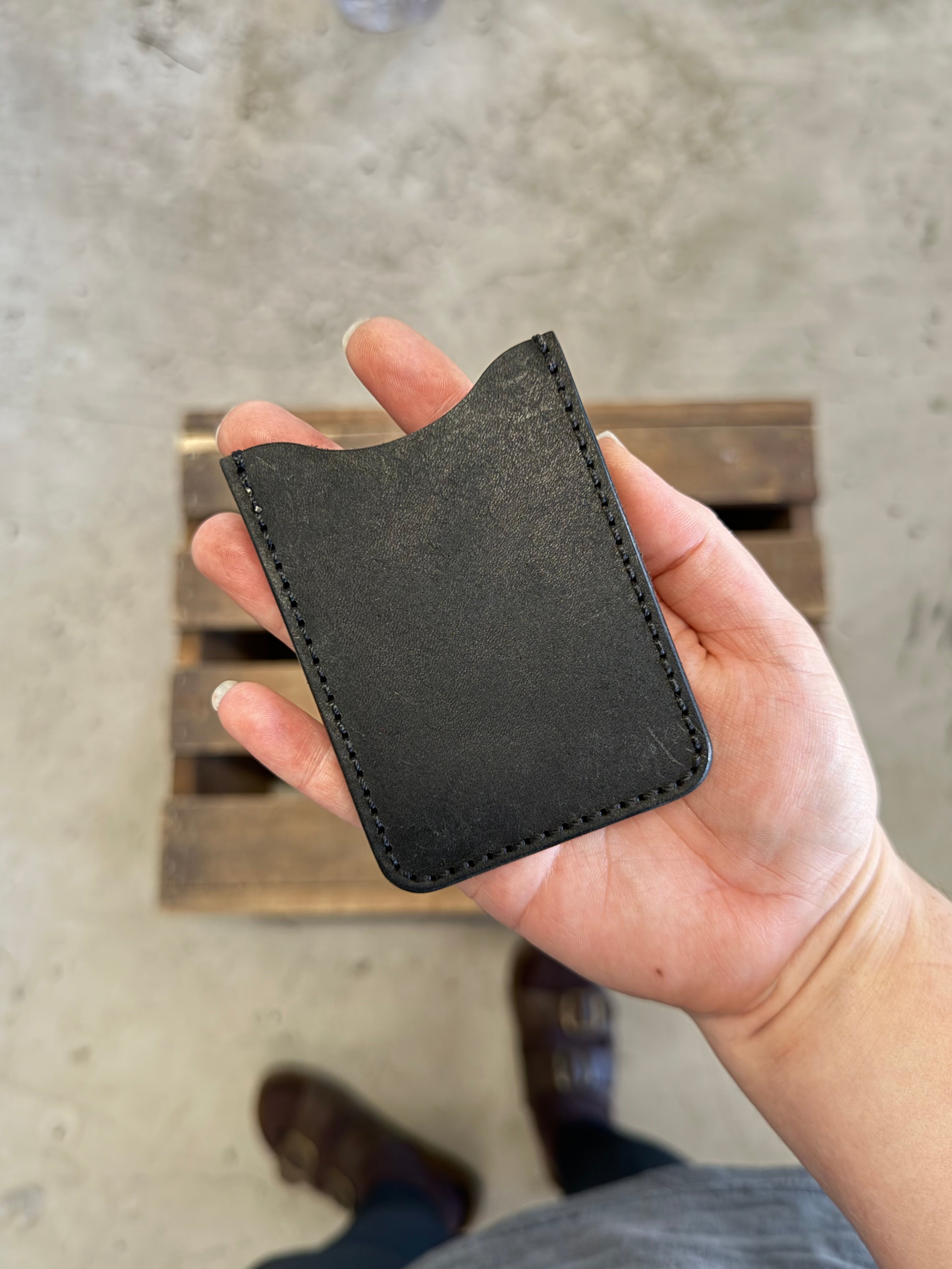 Durango Card Wallet: Black (ready to ship)