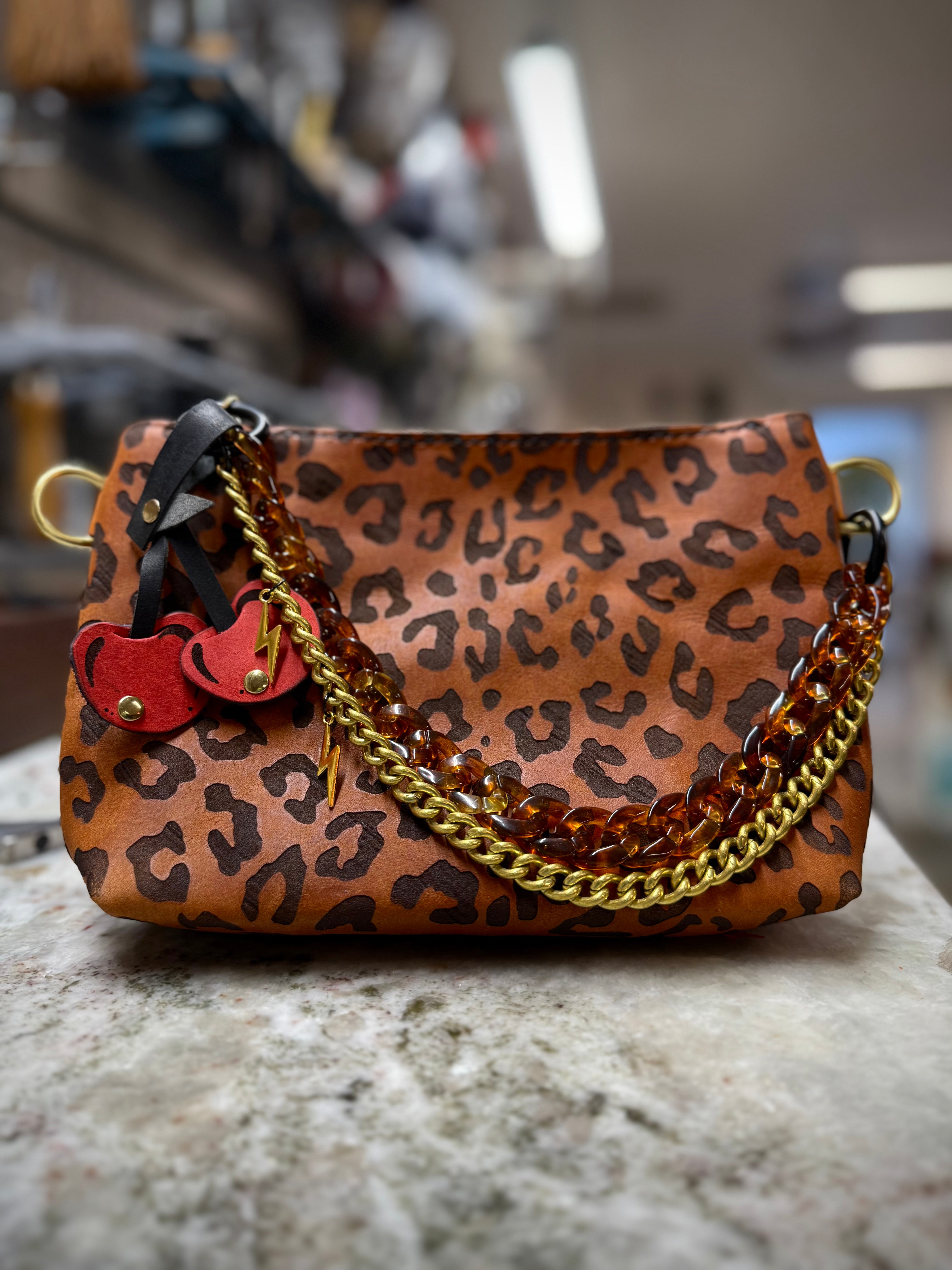 The Gimme Zip Bag: Leopard