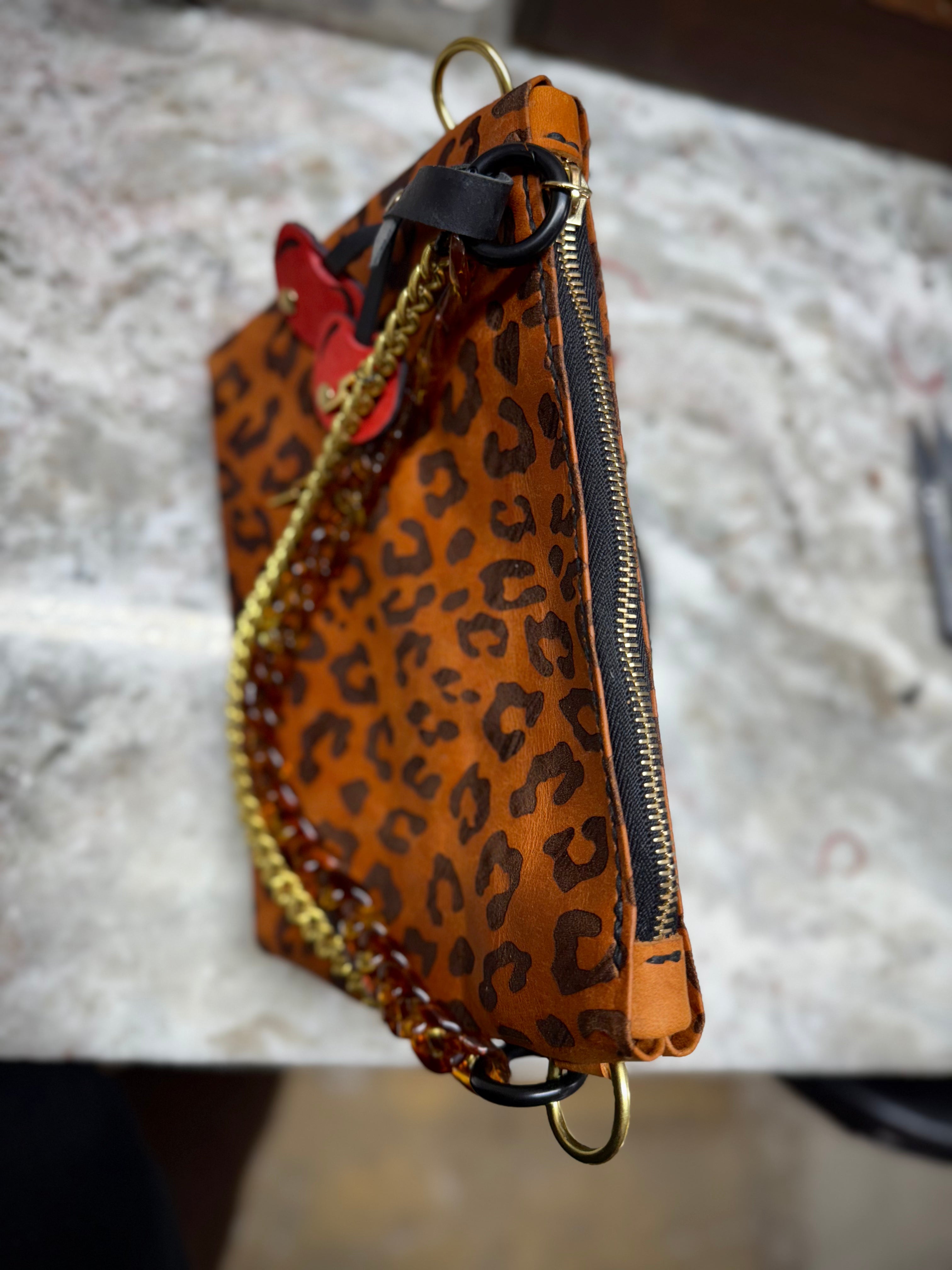 The Gimme Zip Bag: Leopard