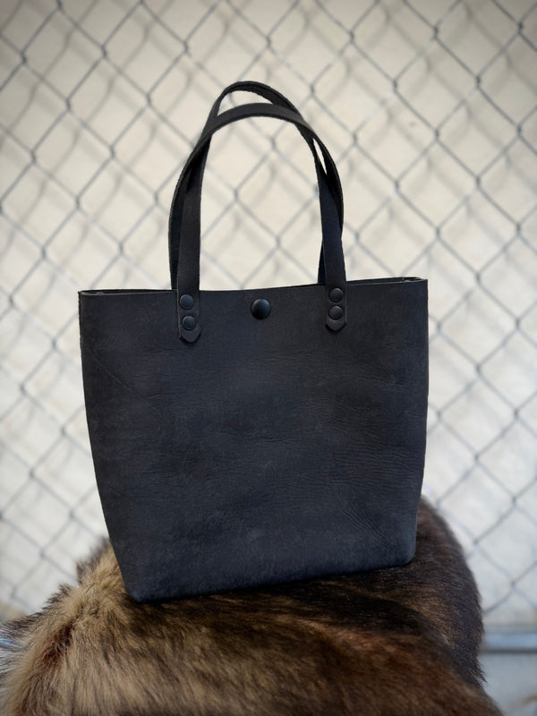 Pocket Mini Tote: Black Widow (ready to ship)