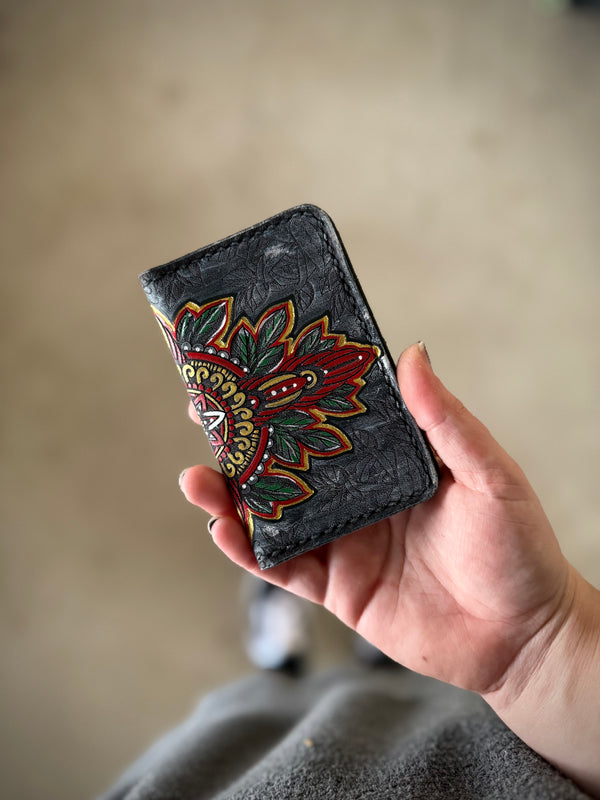 Dodge City Wallet: Mandala (ready to ship)