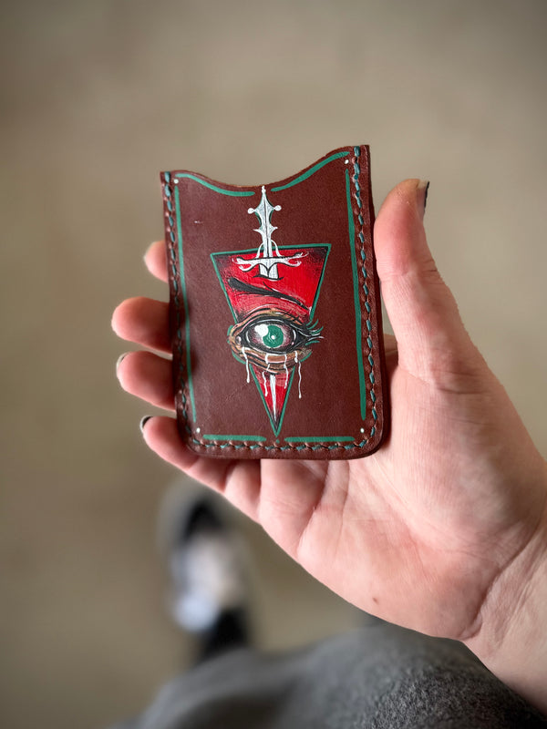 Durango Card Wallet: Dagger Eye (ready to ship)