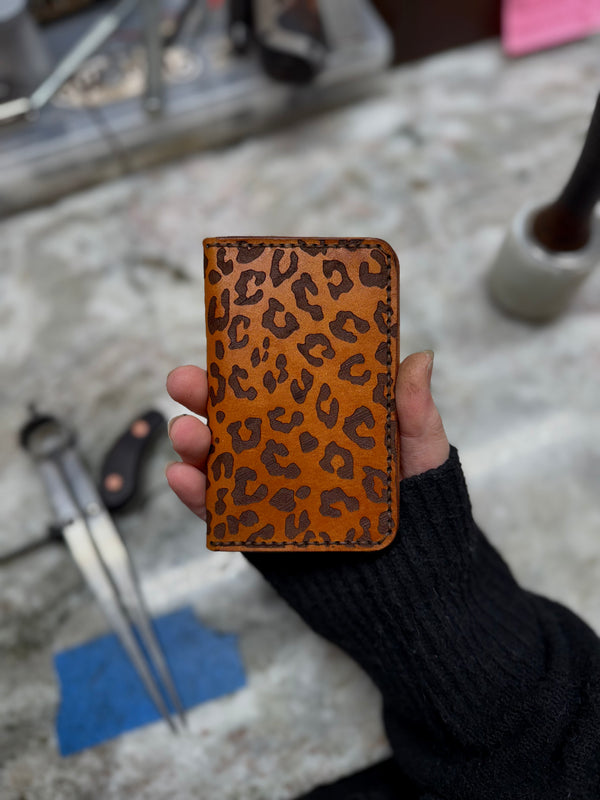 Dodge City Wallet: Leopard Print