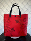 Classic Mini Tote: Hearts Jaguar