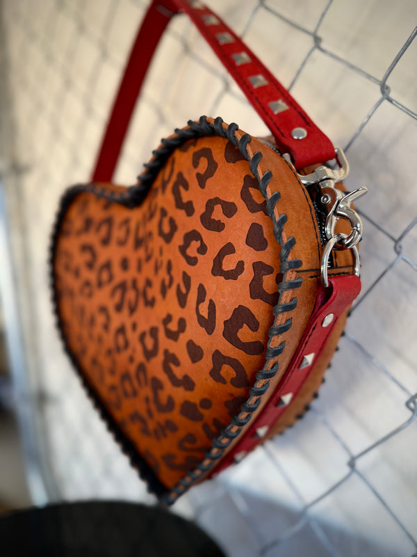 The Wild At Heart Bag: Leopard Print (ready to ship)