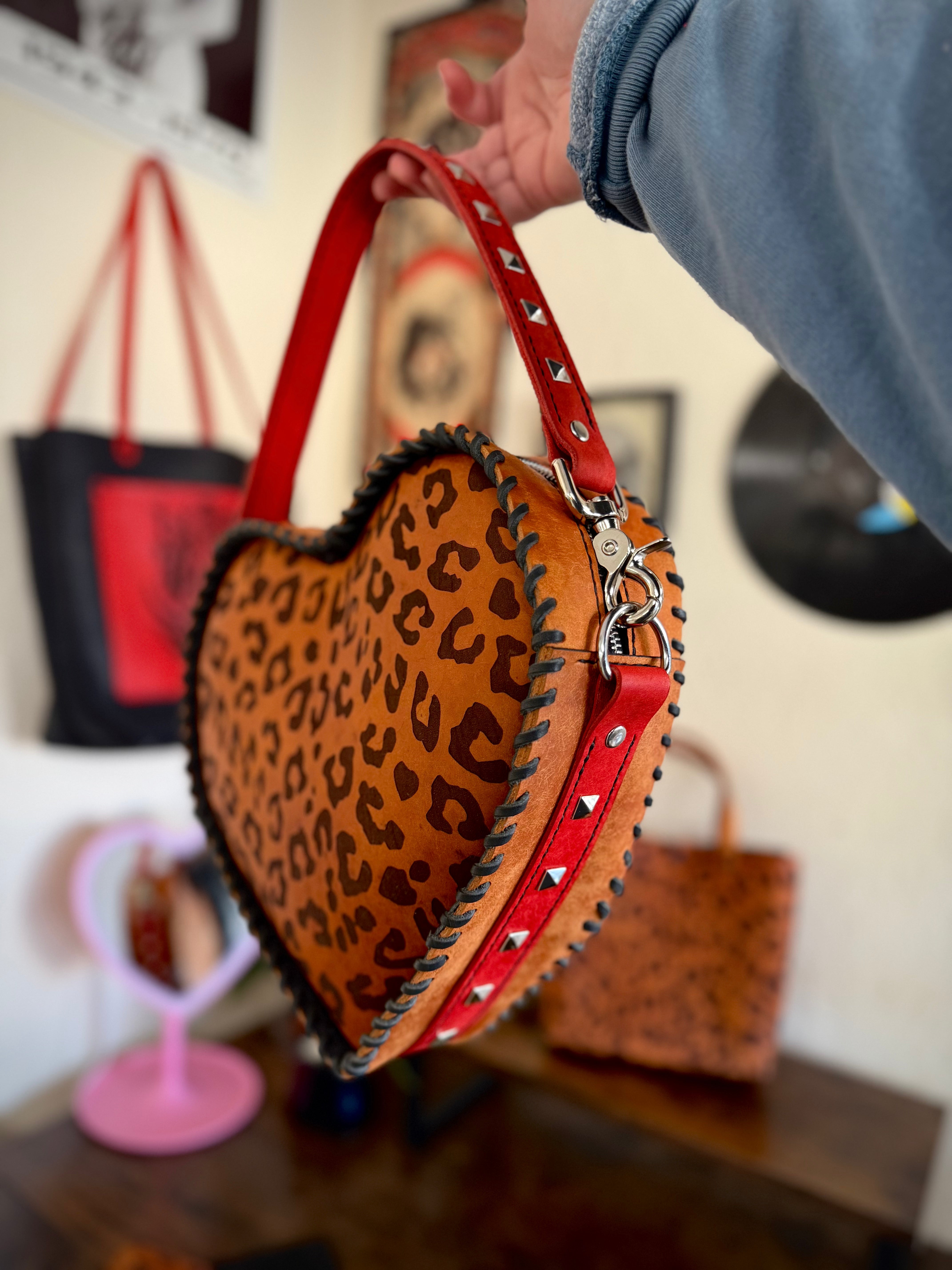 The Wild At Heart Bag: Leopard Print (ready to ship)