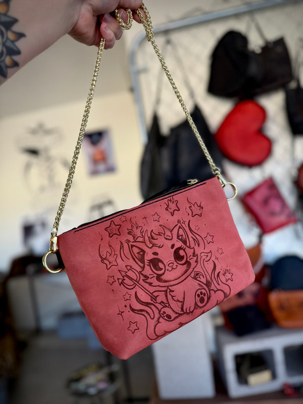 The Gimme Zip Bag: Devil Kitty