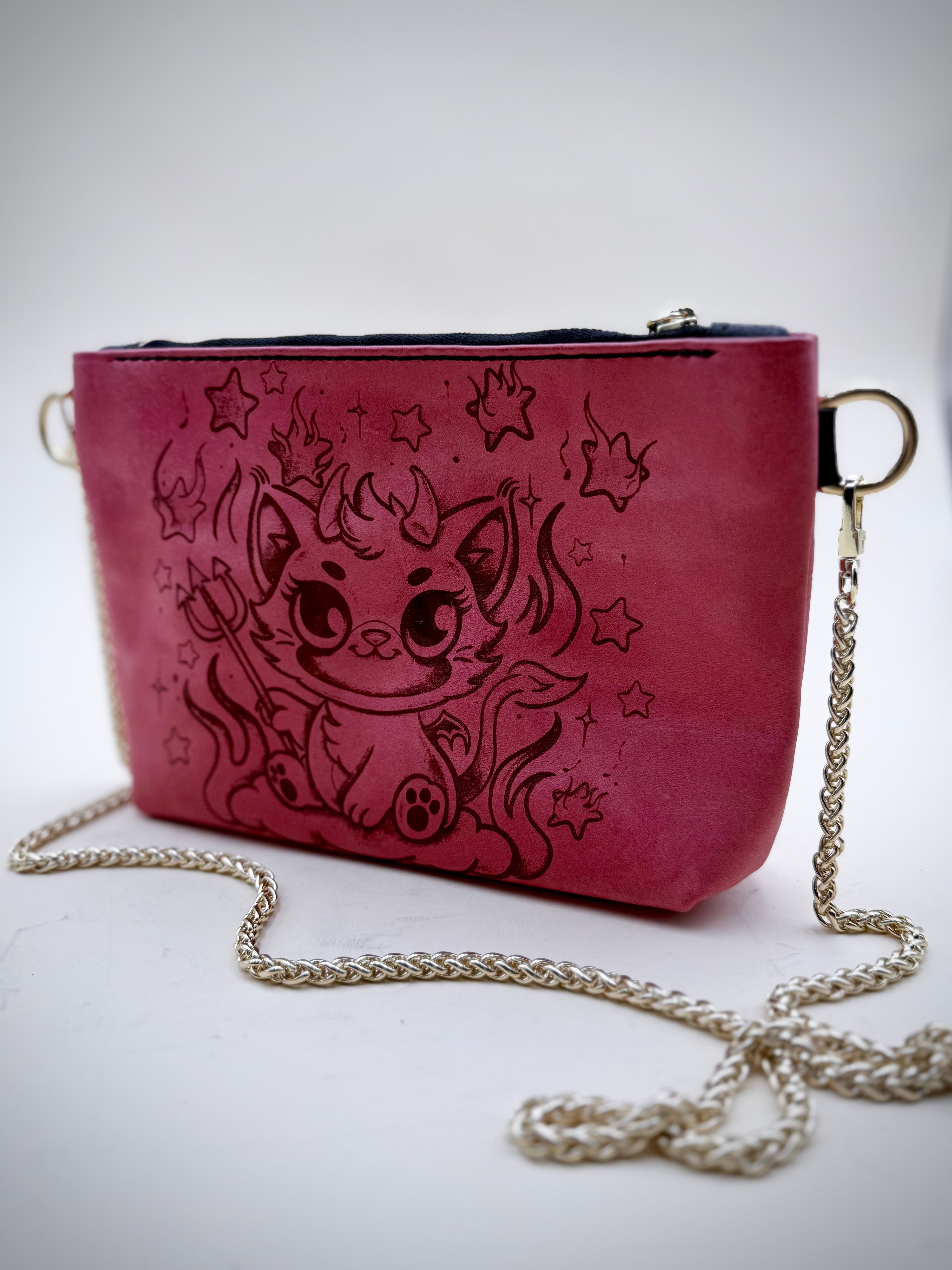 The Gimme Zip Bag: Devil Kitty