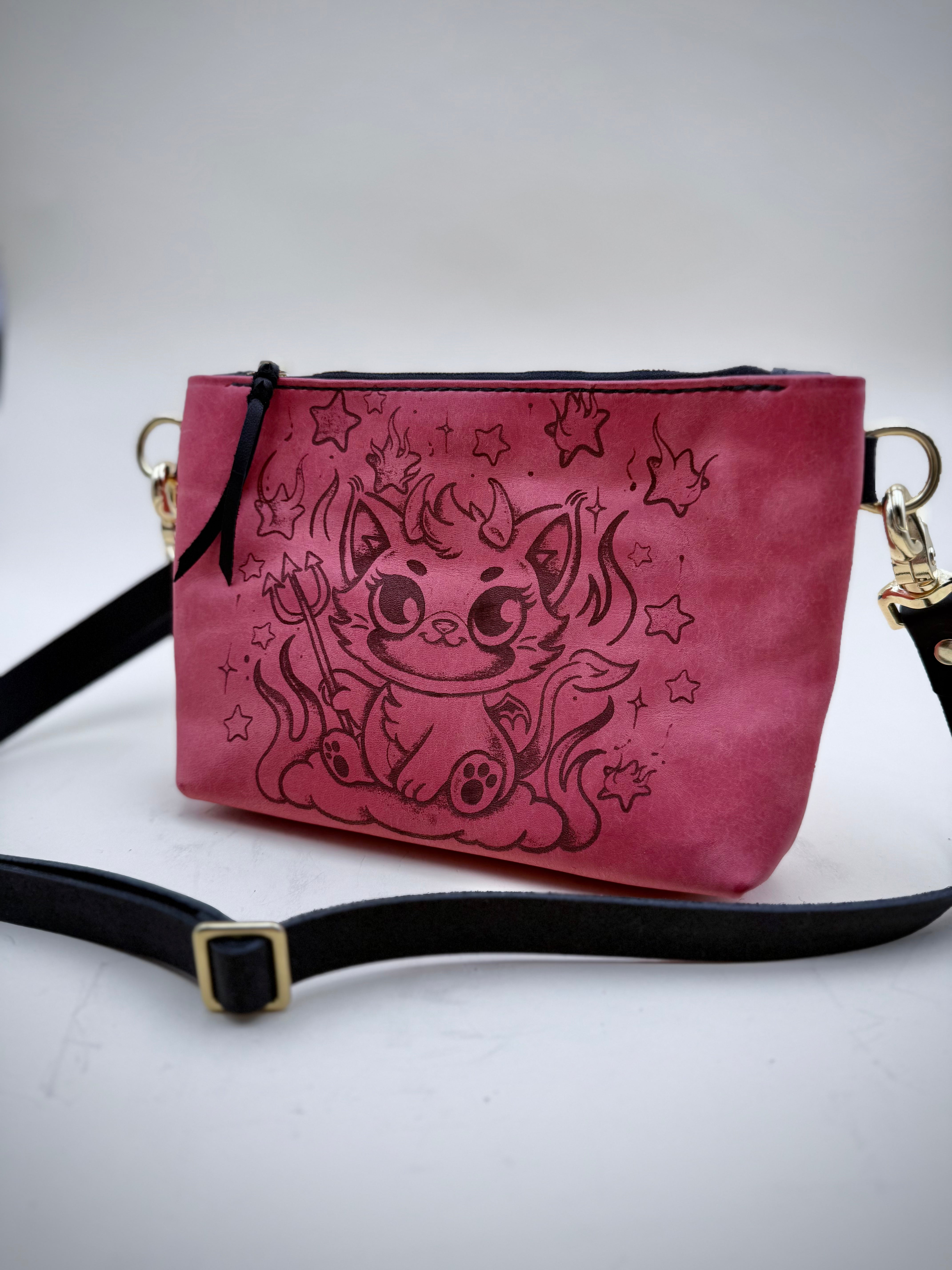 The Gimme Zip Bag: Devil Kitty