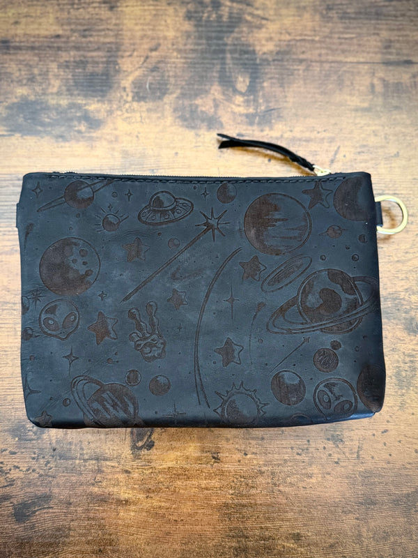 The Gimme Zip Pouch: Space Print