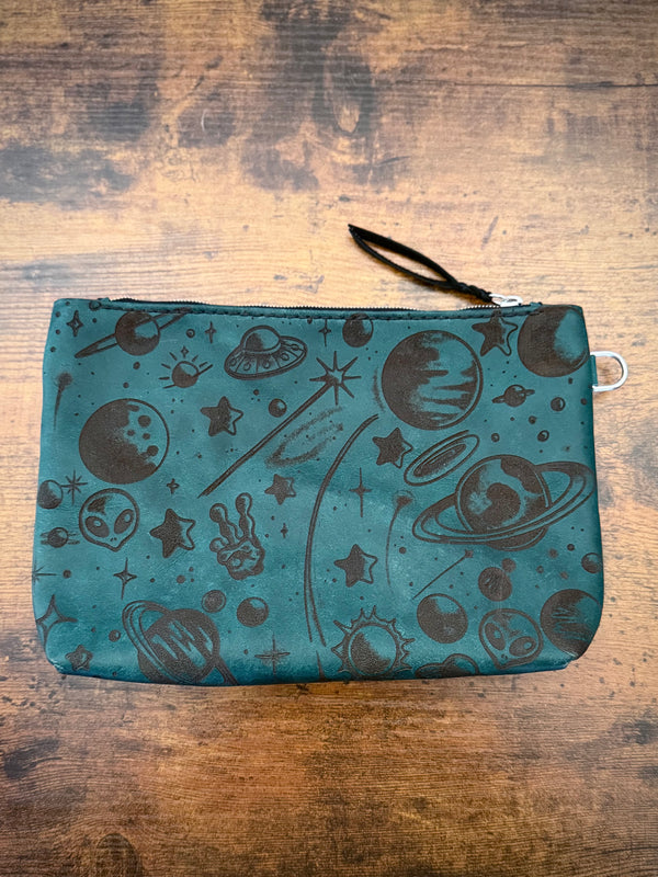 The Gimme Zip Pouch: Space Print