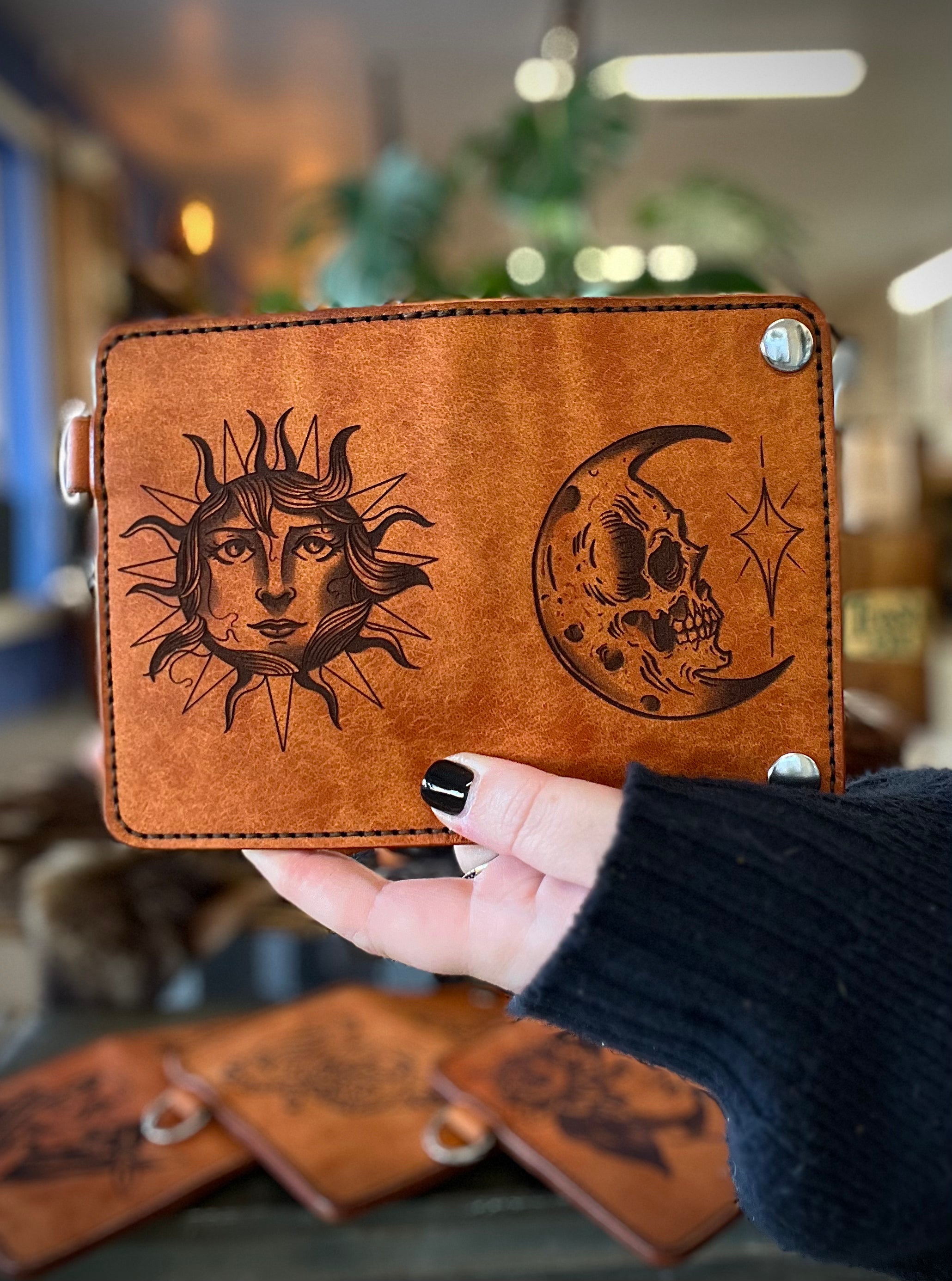 Saloon Wallet: Sun and Moon