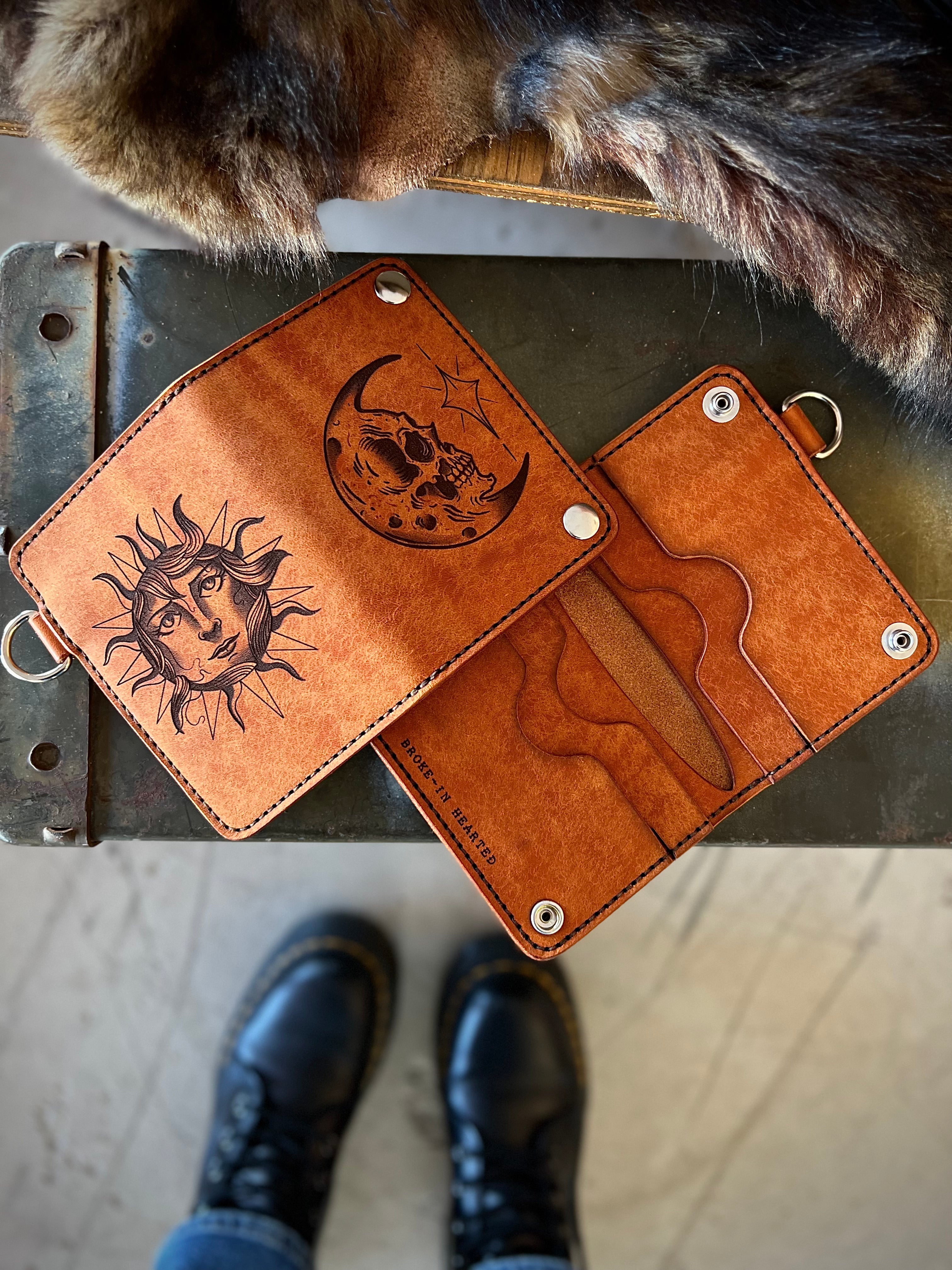 Saloon Wallet: Sun and Moon