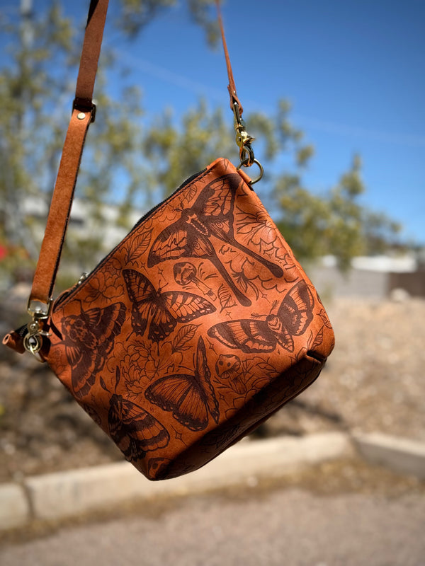 The Lola Zip Crossbody: Moth Flash 🦋