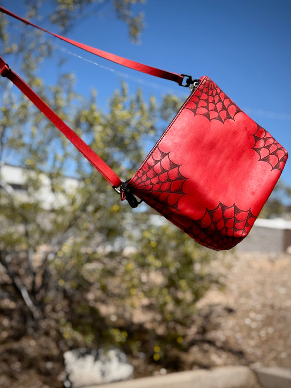 The Lola Zip Crossbody: Spiderwebs 🕸️