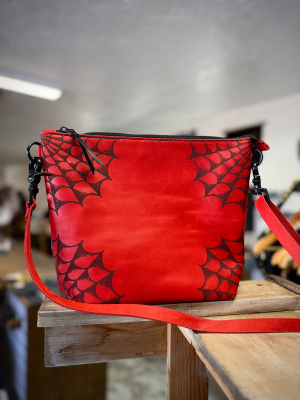 The Lola Zip Crossbody: Spiderwebs 🕸️