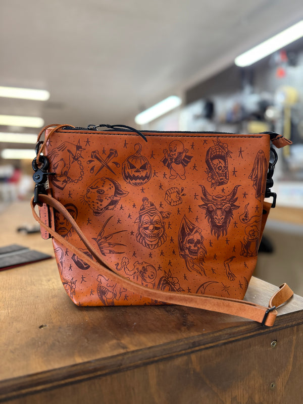 The Lola Zip Crossbody: Spooky Flash Sheet