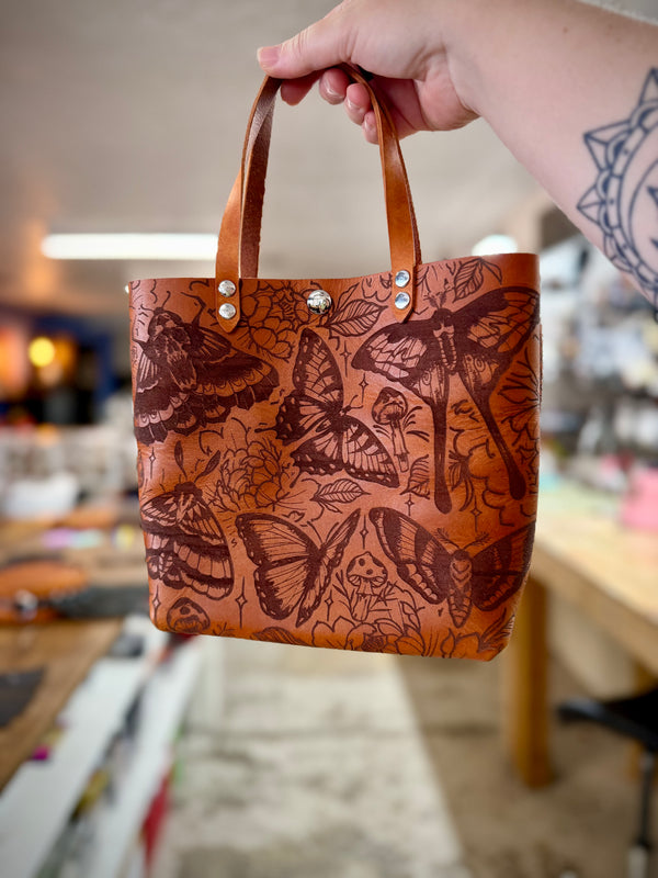 Classic Mini Tote: Moth Flash 🦋